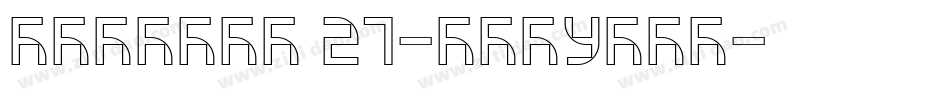 Airship 27-Regular字体转换